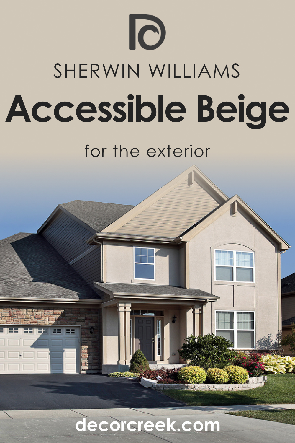 How to Use Accessible Beige SW 7036 for an Exterior?