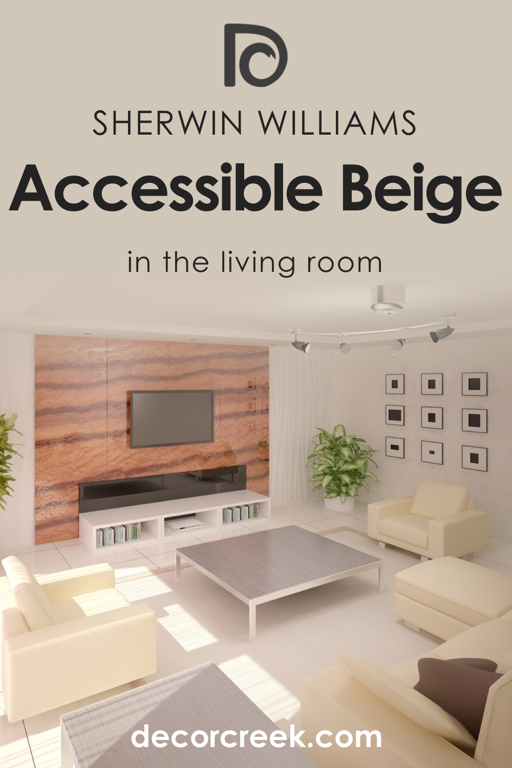 How to Use Accessible Beige SW 7036 in the Living Room?