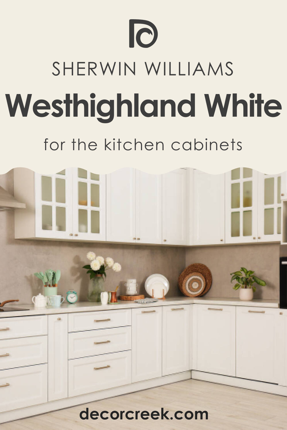 How to Use SW 7566 Westhighland White for the Kitchen Cabinets?
