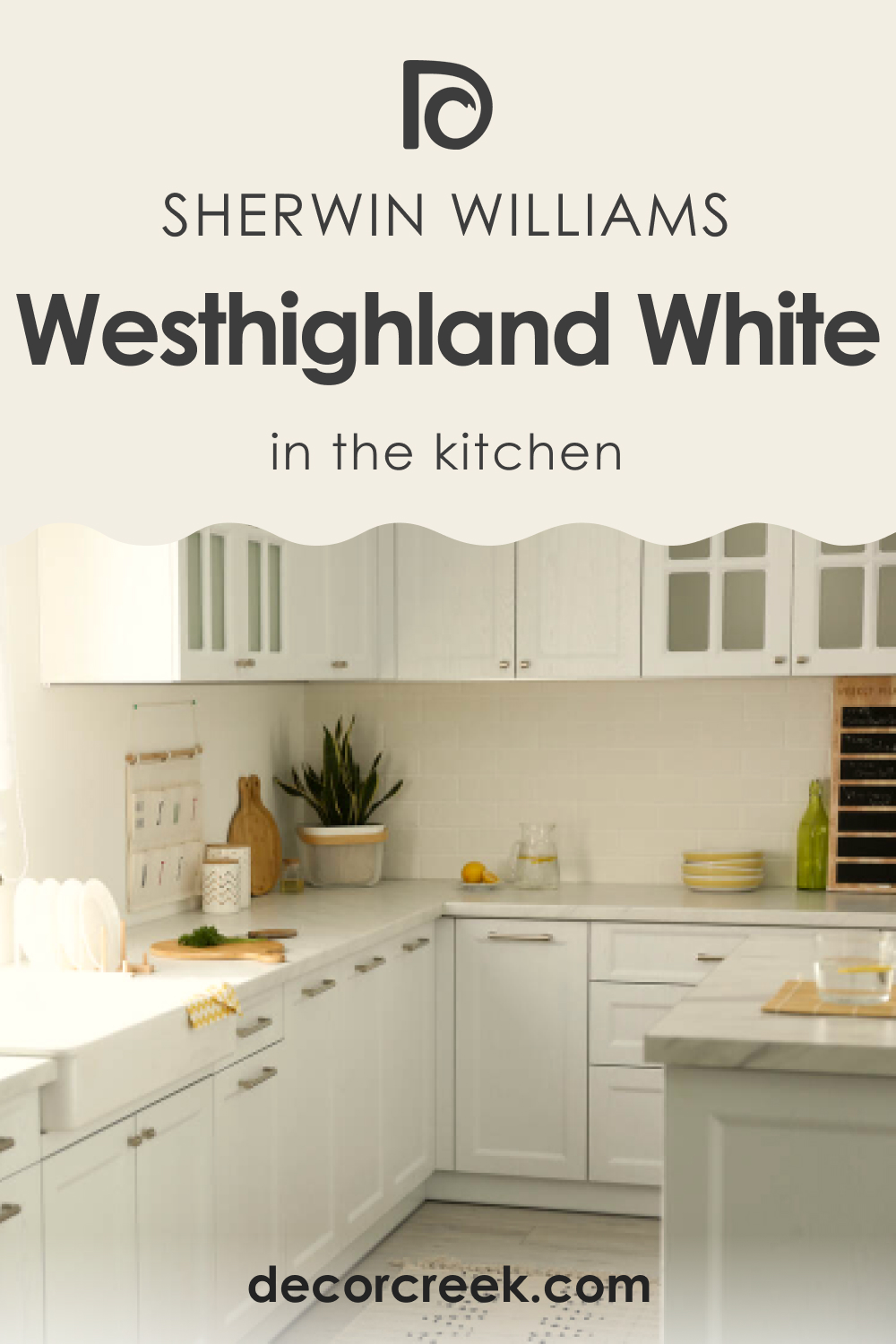 How to Use SW 7566 Westhighland White for the Kitchen?