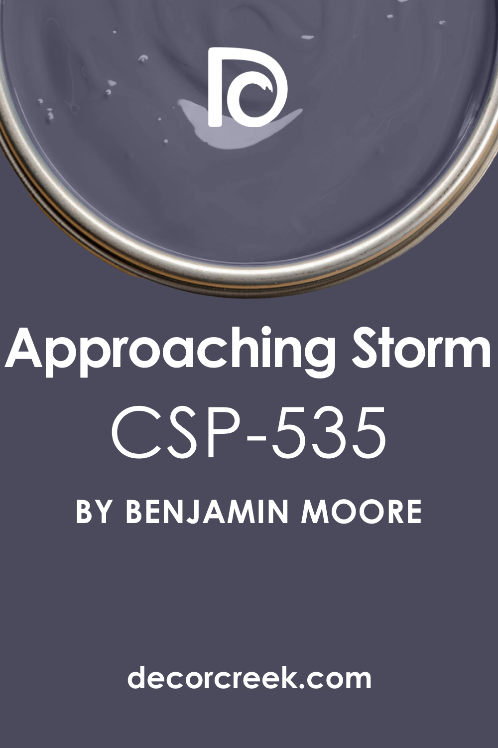 Approaching Storm CSP-535 Paint Color by Benjamin Moore