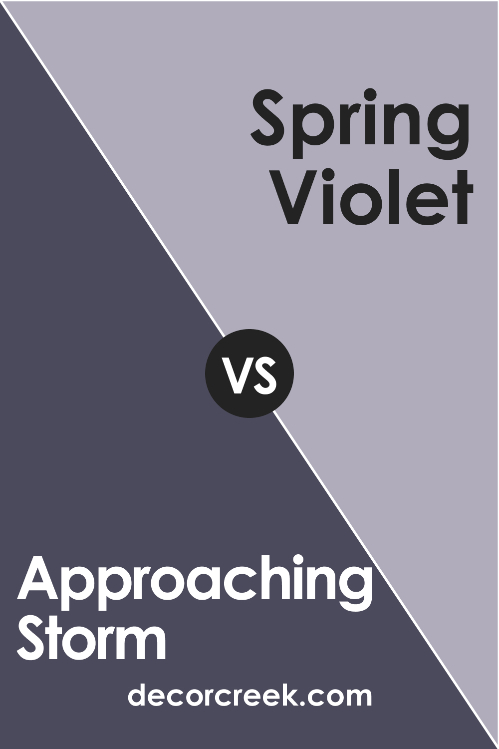 Approaching Storm CSP-535 vs. BM 2117-50 Spring Violet