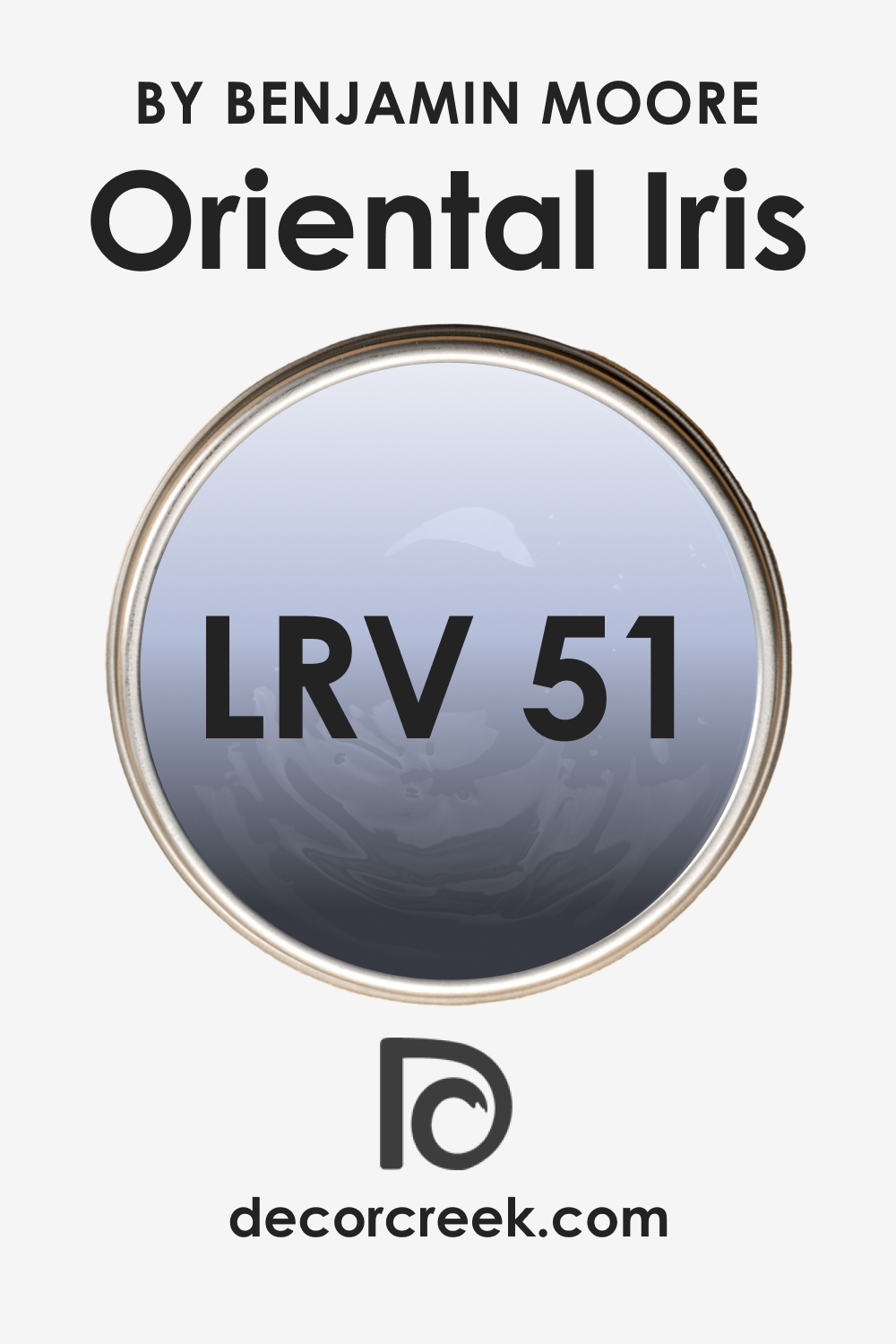 LRV of Oriental Iris 1418