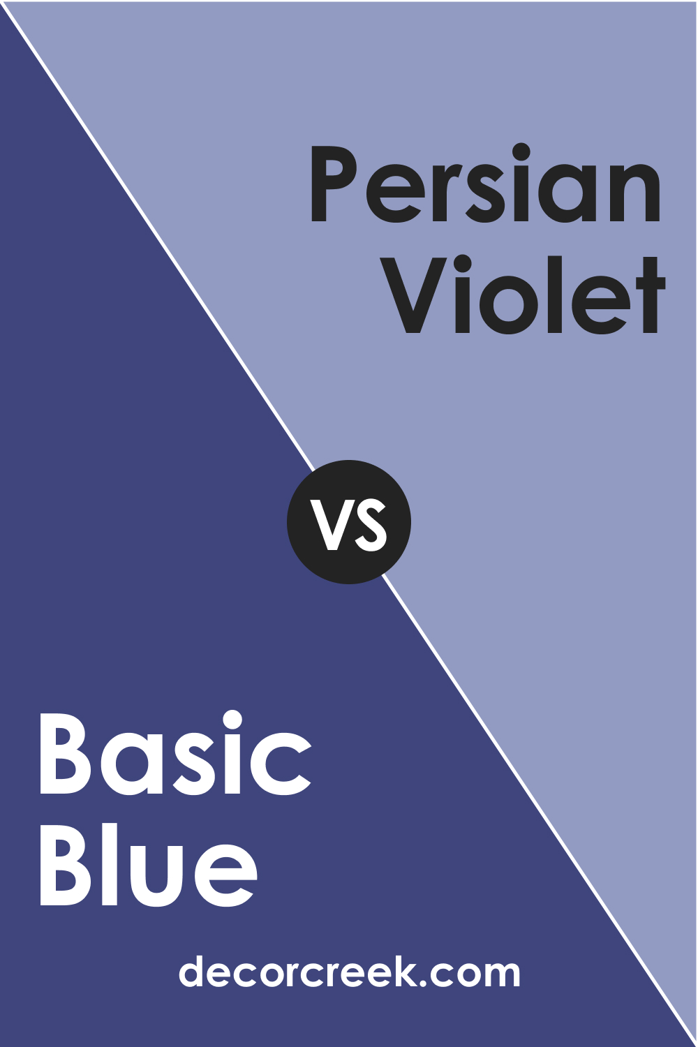 Basic Blue CC-968 vs. BM 1419 Persian Violet