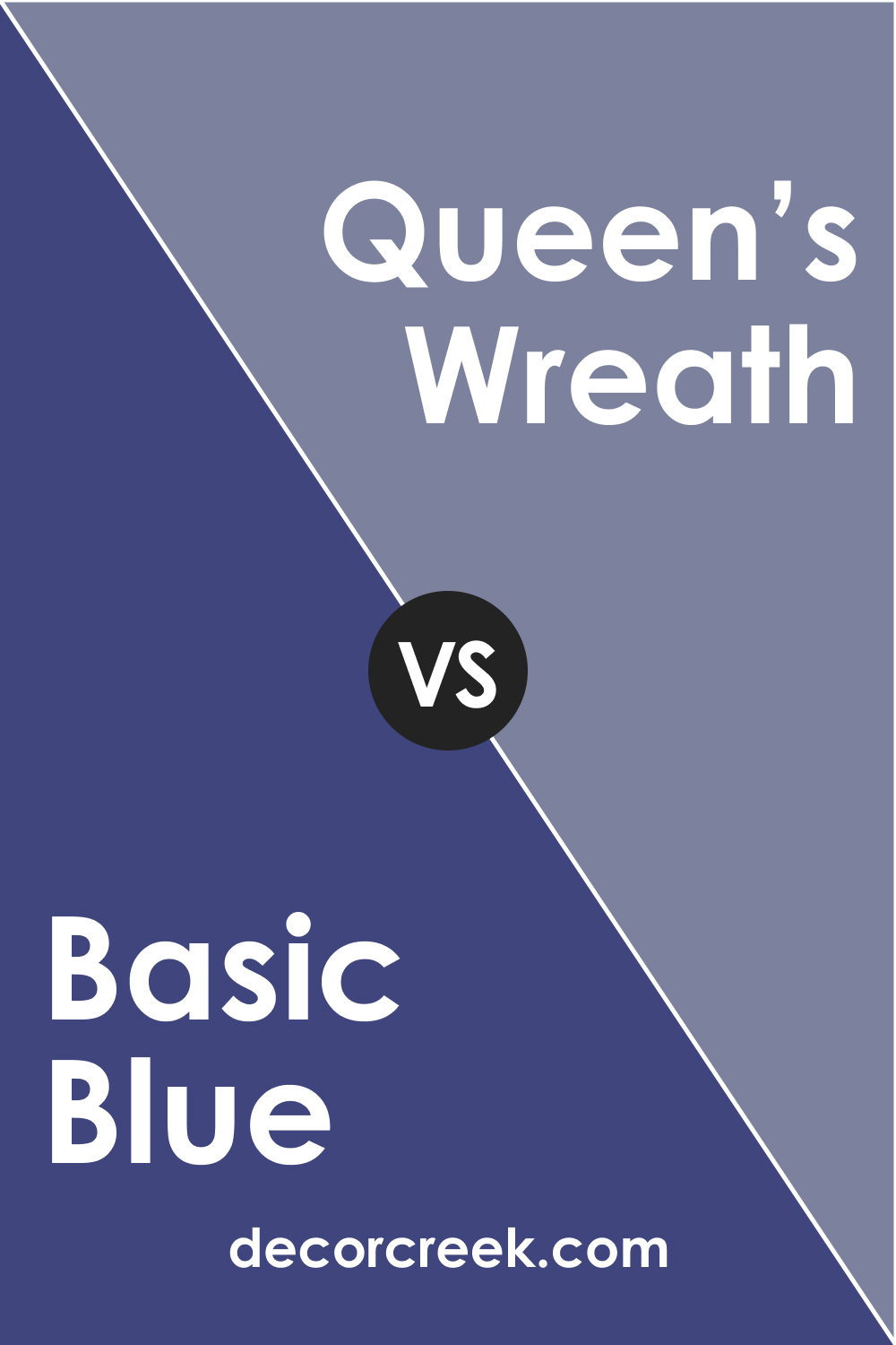 Basic Blue CC-968 vs. BM 1426 Queen’s Wreath