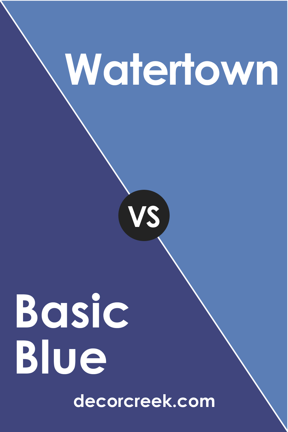 Basic Blue CC-968 vs. BM 818 Watertown