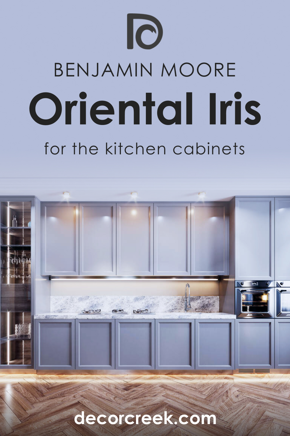 How to Use Oriental Iris 1418 on the Kitchen Cabinets?