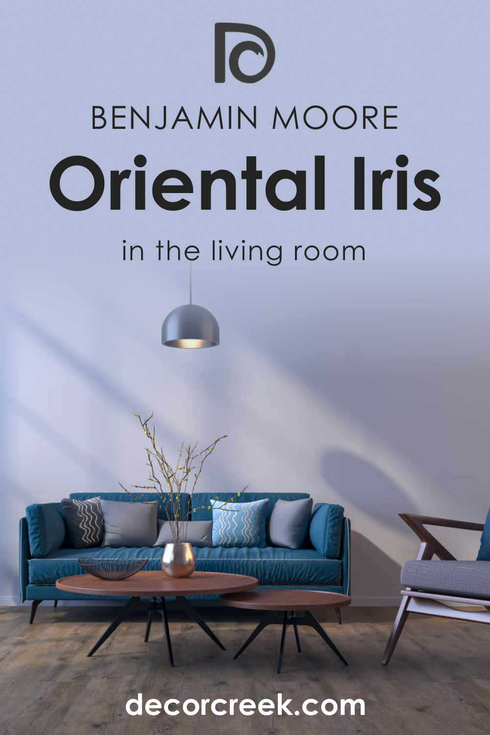 How to Use Oriental Iris 1418 in the Living Room?