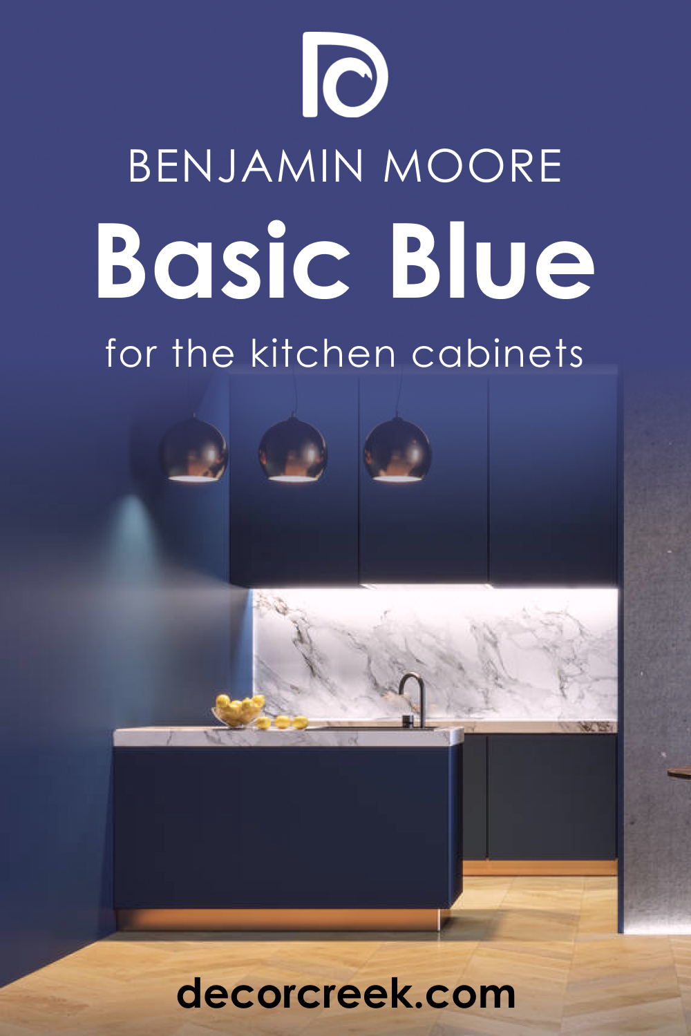 How to Use Basic Blue CC-968 on the Kitchen Cabinets?