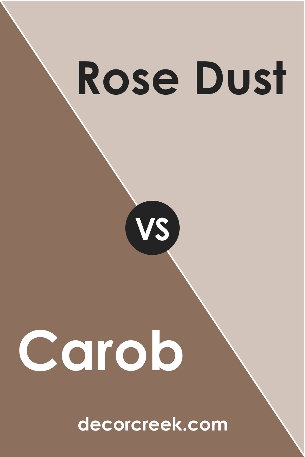 Carob AF-160 vs. BM 1010 Rose Dust