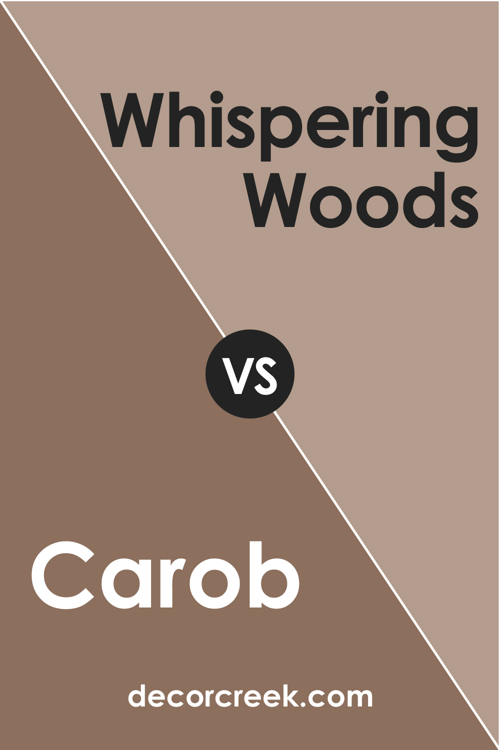 Carob AF-160 vs. BM 1012 Whispering Woods