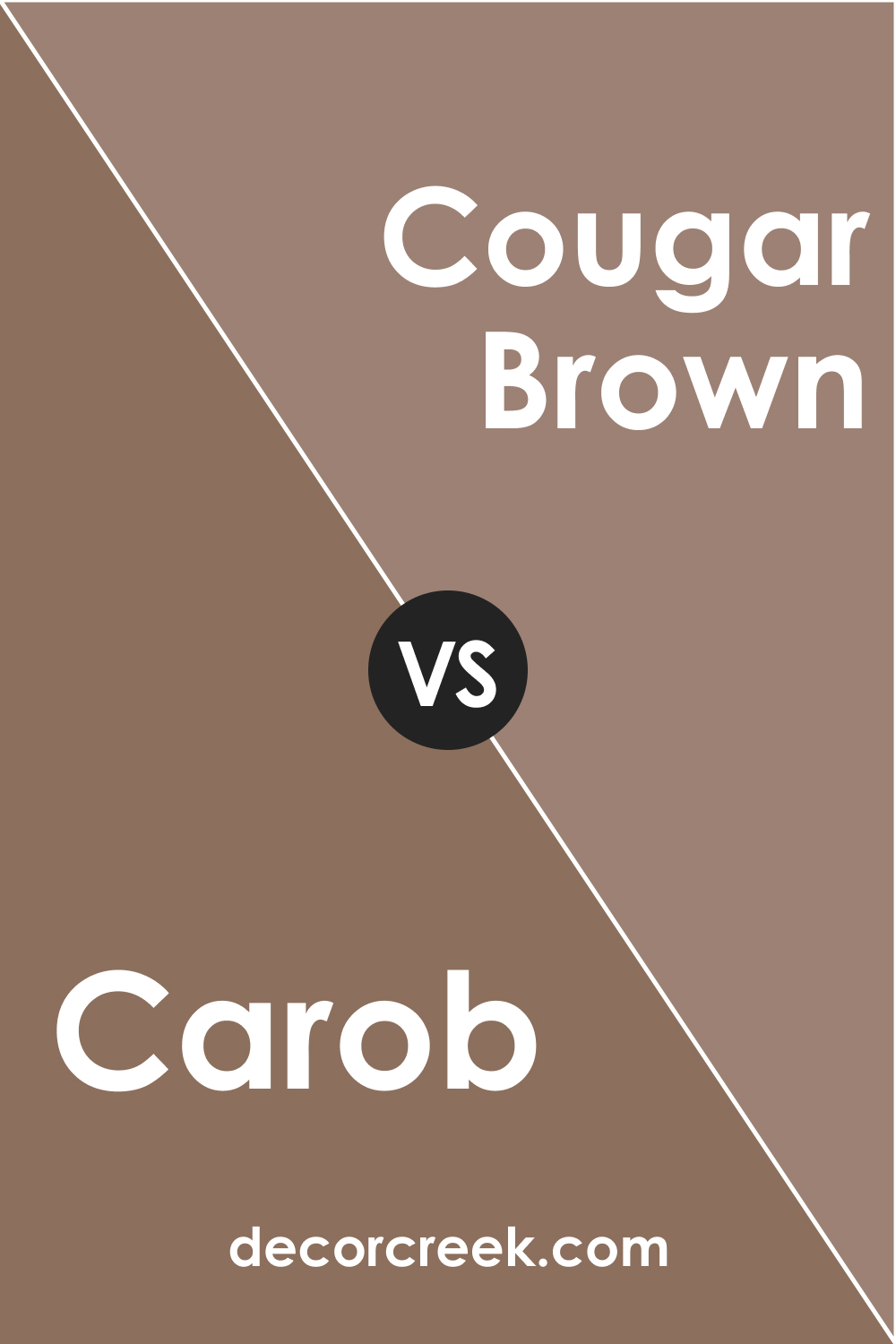 Carob AF-160 vs. BM 2106-40 Cougar Brown