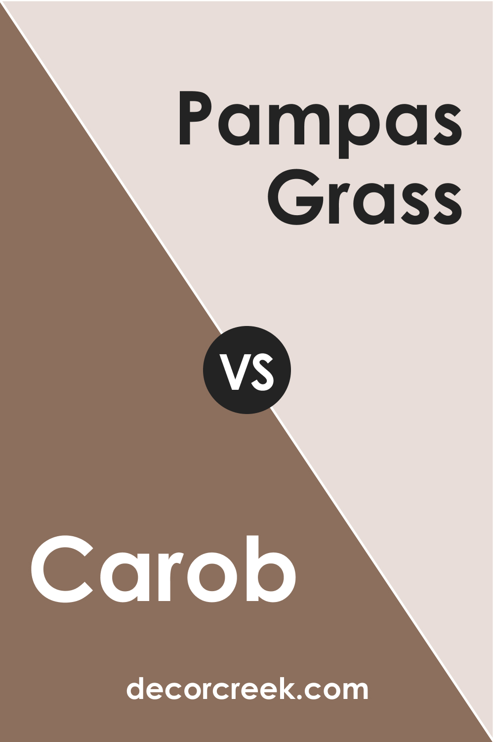 Carob AF-160 vs. BM 2110-60 Pampas Grass