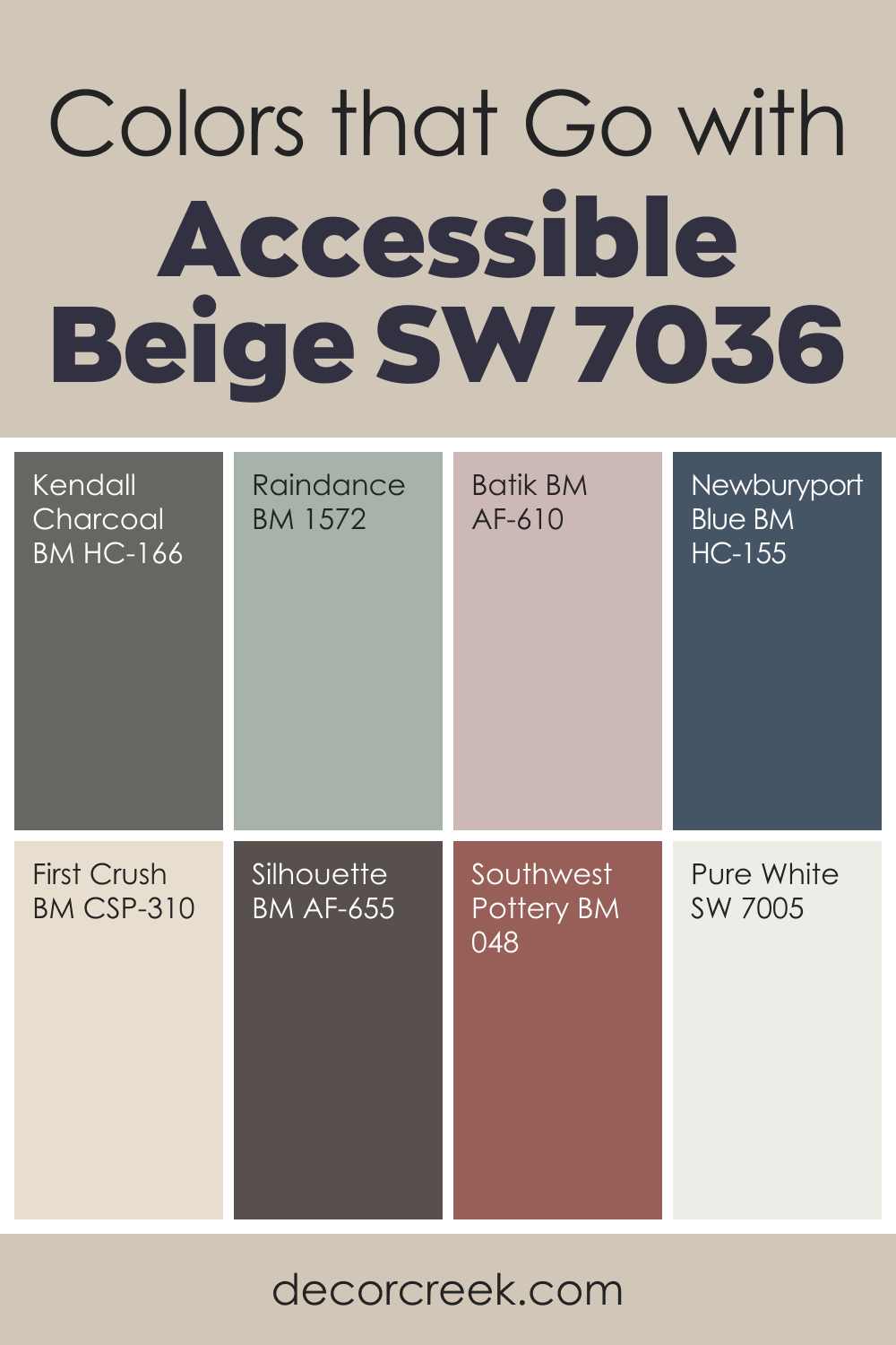 Colors That Go With Accessible Beige SW 7036 for a Cozy and Modern Home