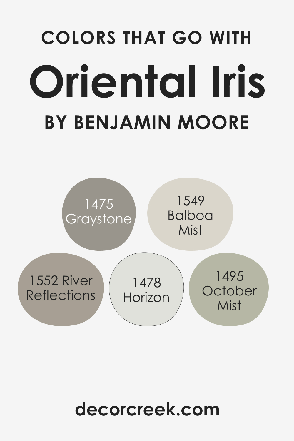 Colors That Go With Oriental Iris 1418