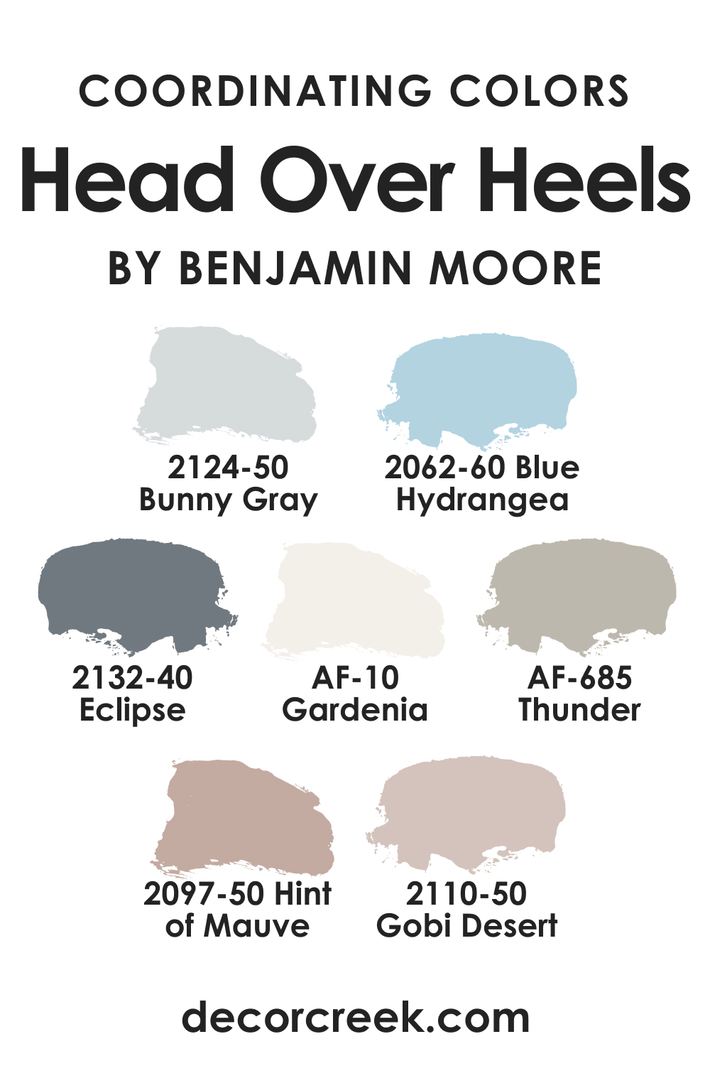 Coordinating Colors of Head Over Heels AF-250