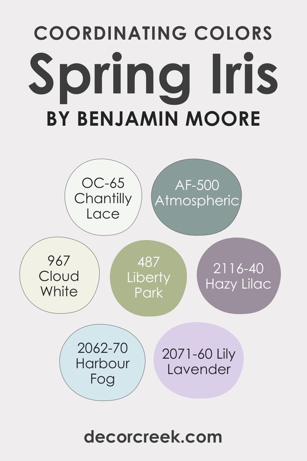 Coordinating Colors of Spring Iris 1402