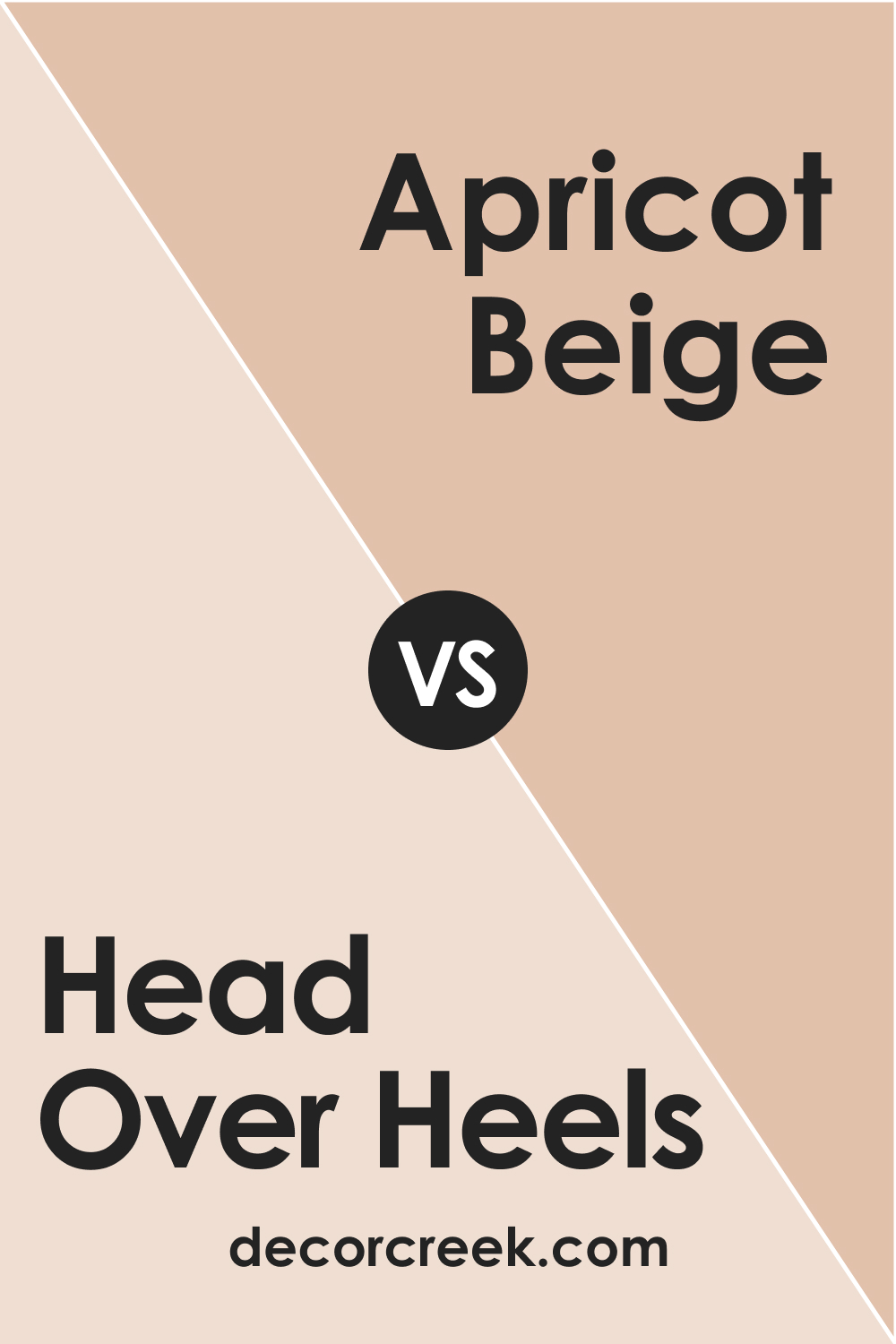Head Over Heels AF-250 vs. BM 1205 Apricot Beige