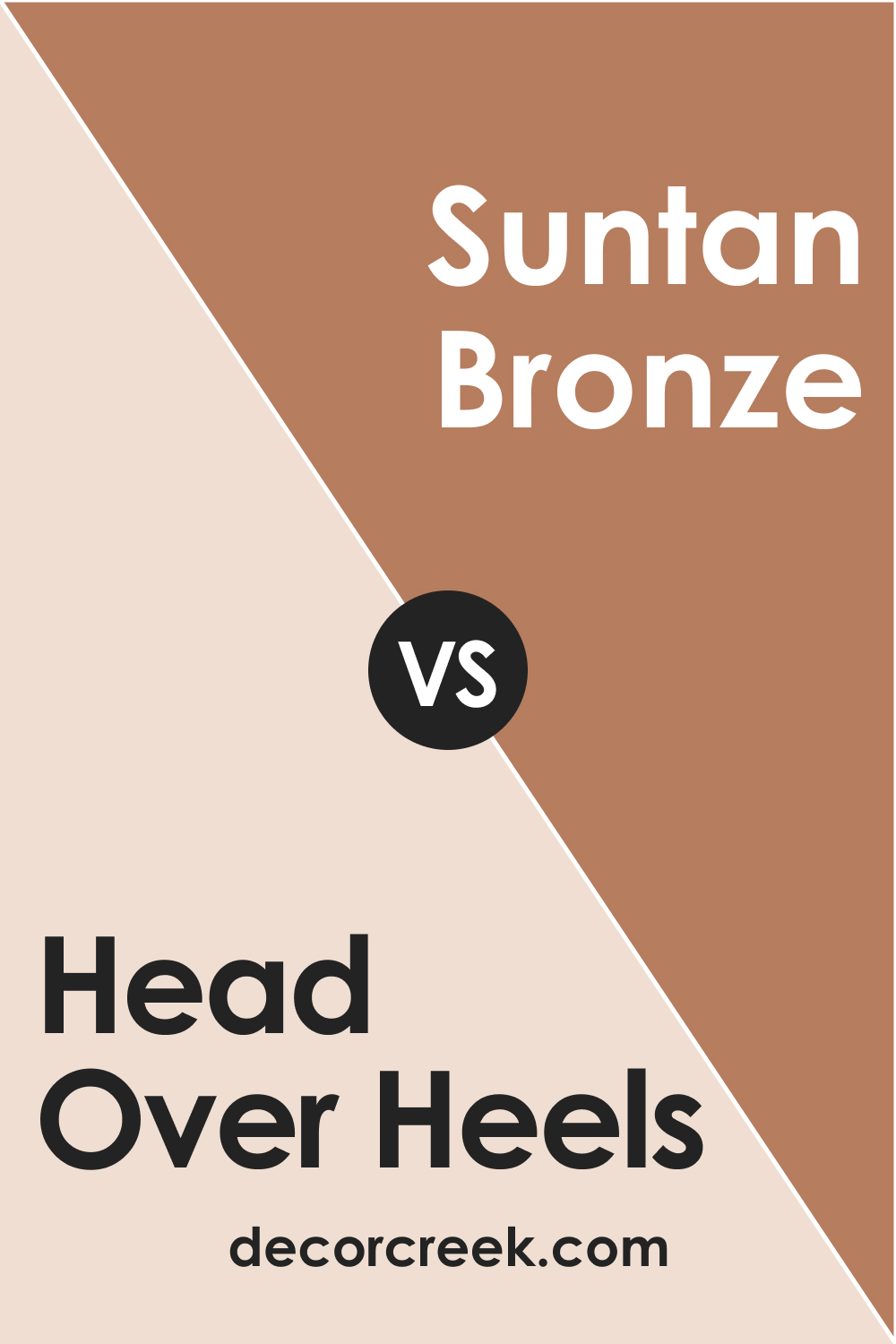 Head Over Heels AF-250 vs. BM 1217 Suntan Bronze