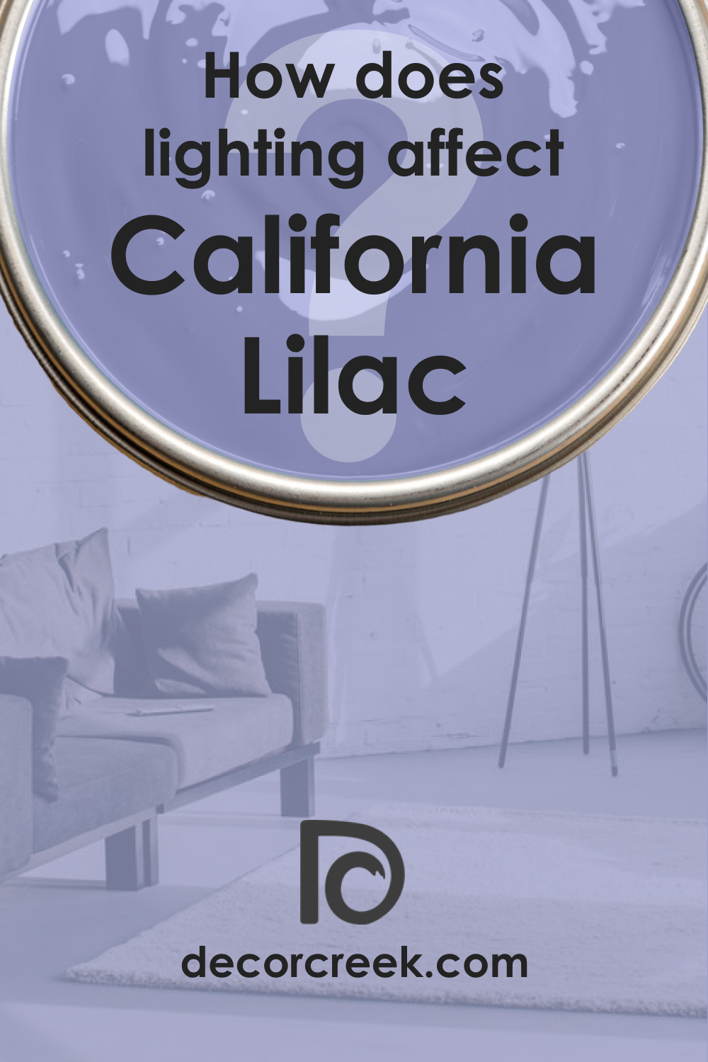 How Does Lighting Affect California Lilac 2068-40?