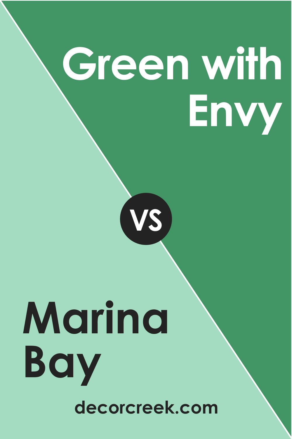 Marina Bay 2036-50 vs. BM 2036-30 Green with Envy