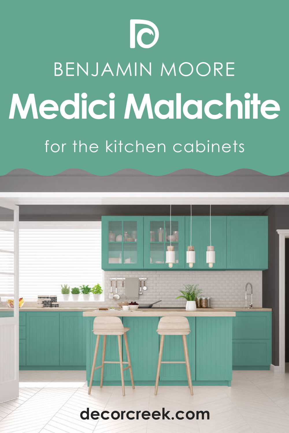 How to Use Medici Malachite 600 on the Kitchen Cabinets?