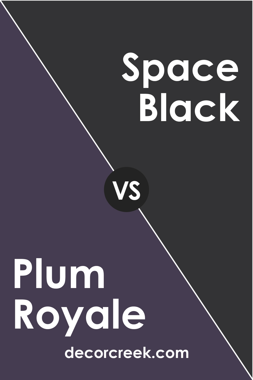 Plum Royale 2070-20 vs. BM 2119-10 Space Black