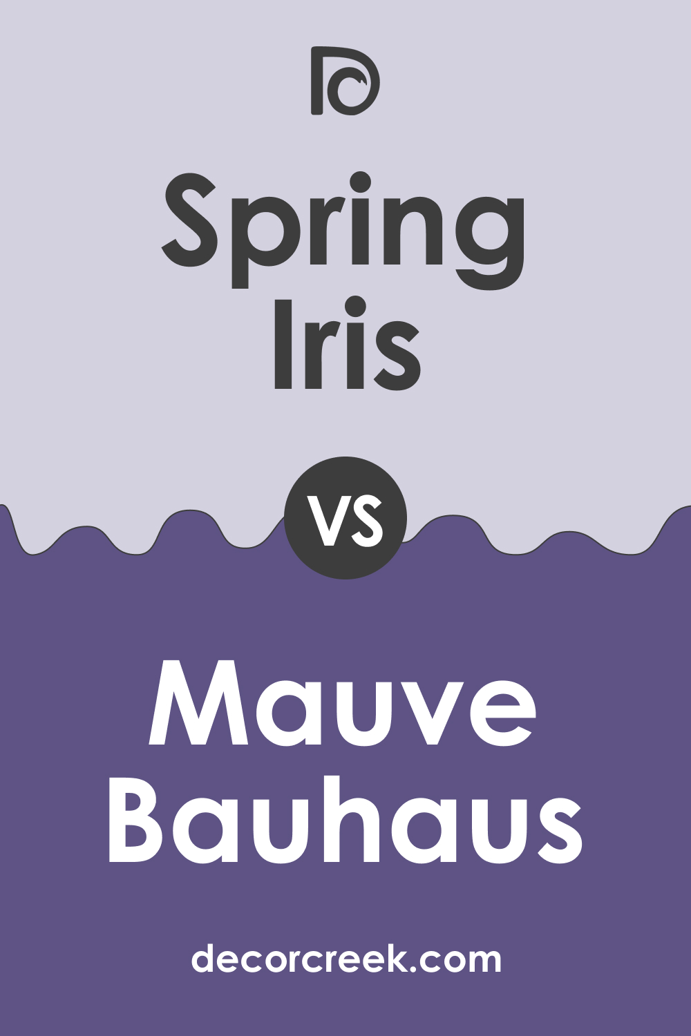Spring Iris 1402 vs. BM 1407 Mauve Bauhaus