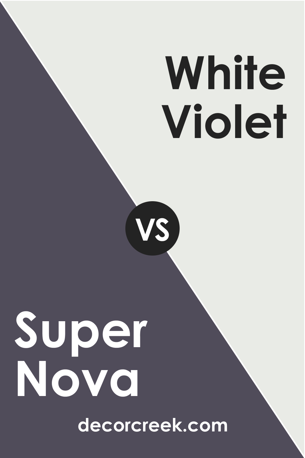 Super Nova 1414 vs. BM 1408 White Violet