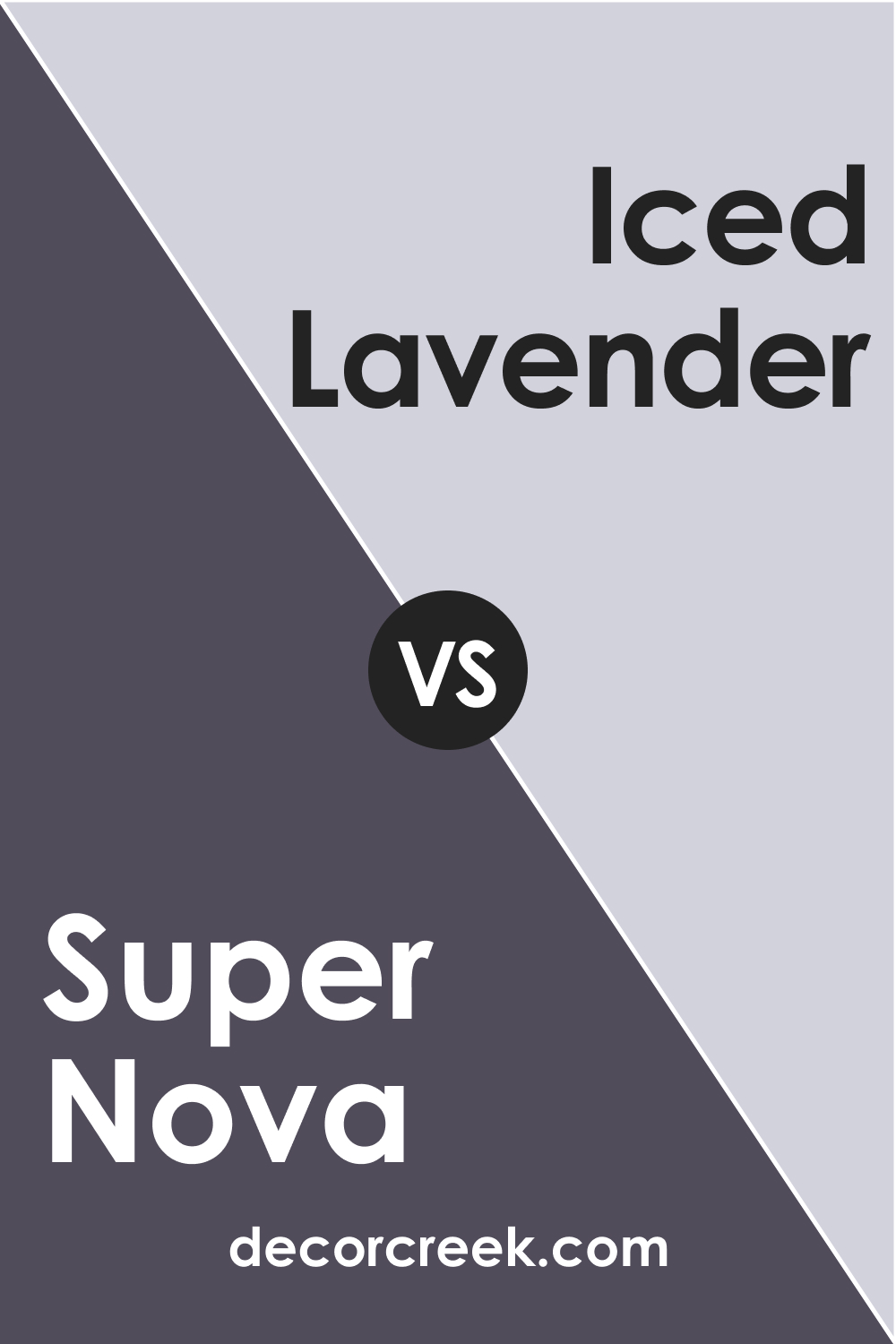 Super Nova 1414 vs. BM 1410 Iced Lavender