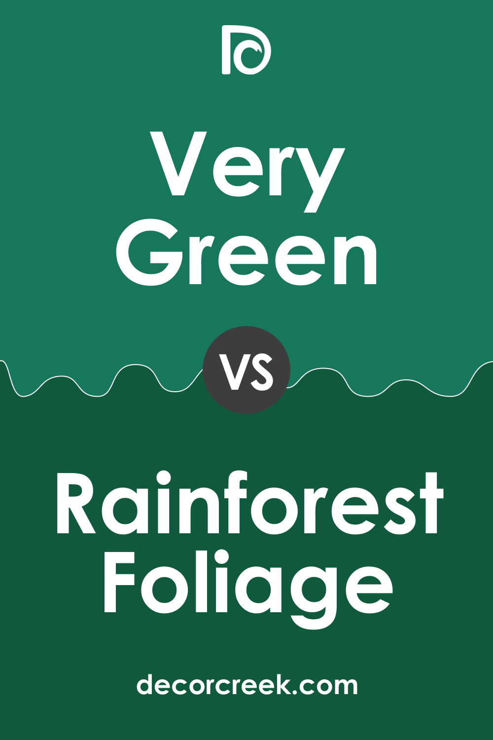 Very Green 2040-30 vs. BM 2040-10 Rainforest Foliage