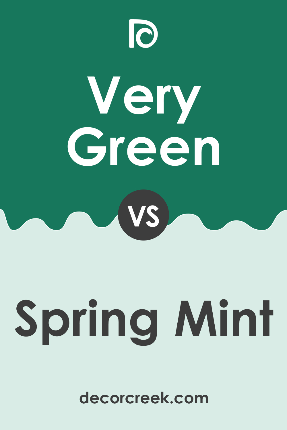 Very Green 2040-30 vs. BM 2040-70 Spring Mint