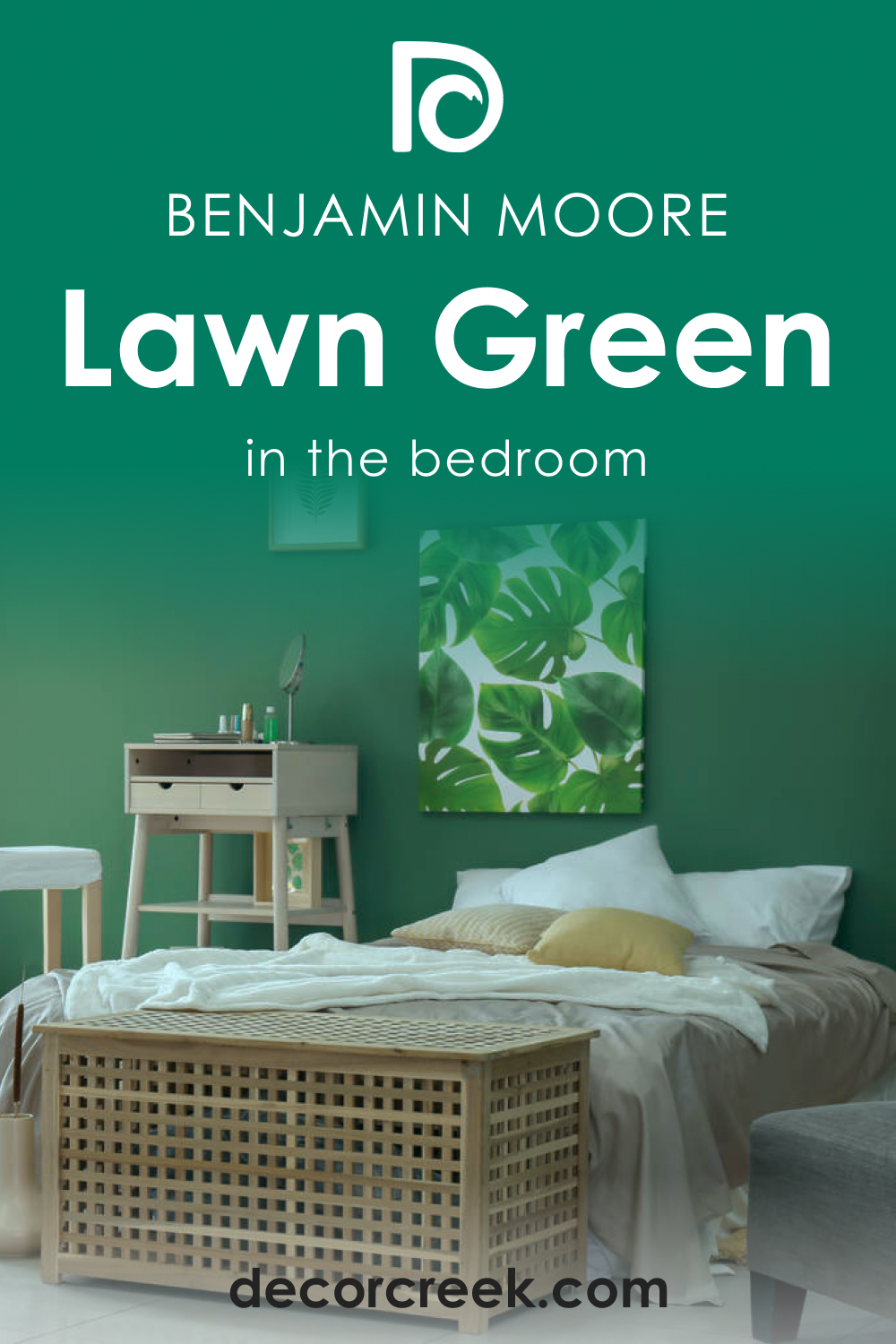 Lawn Green 2045-20 in the Bedroom