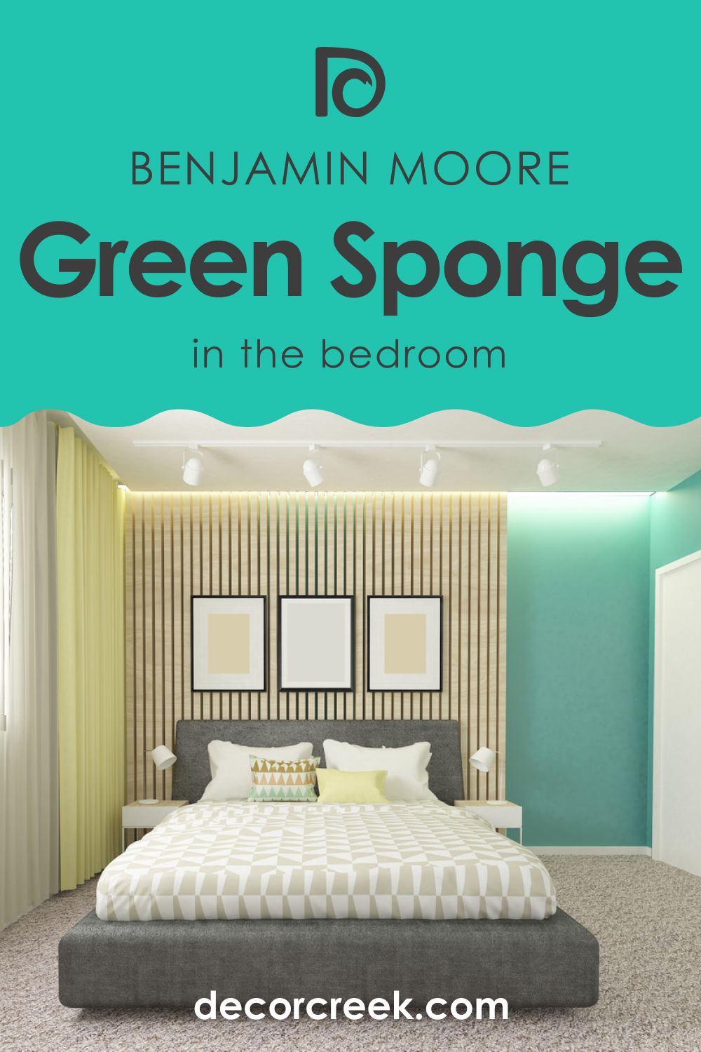 Green Sponge 2046-40 in the Bedroom