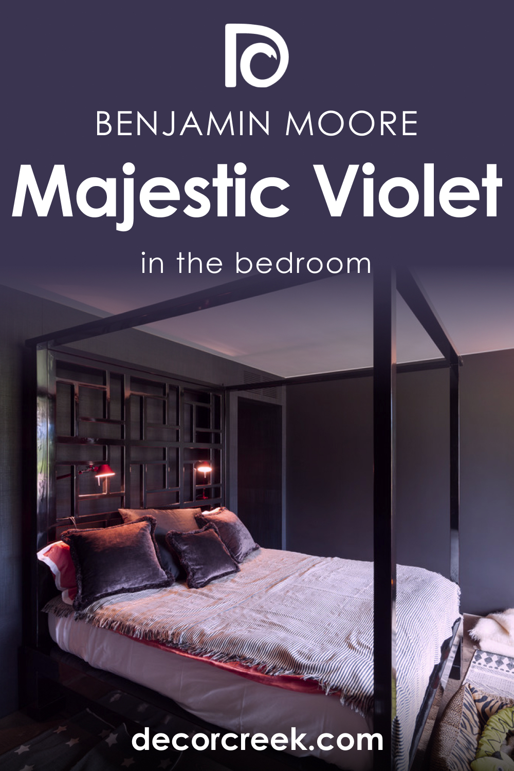 Majestic Violet 2068-10 in the Bedroom