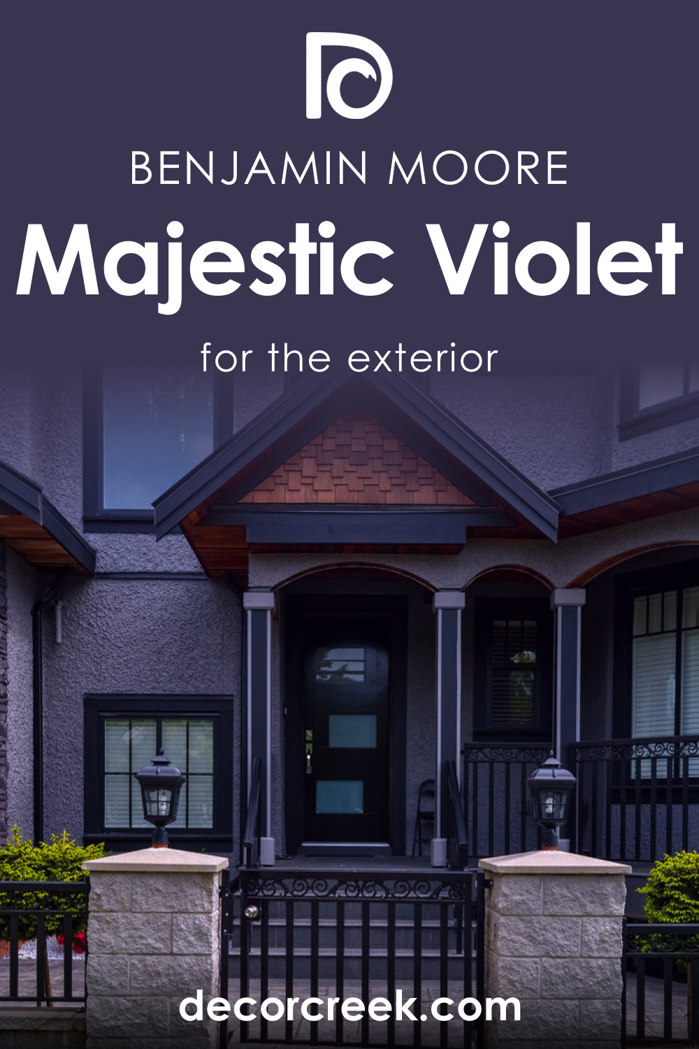 Majestic Violet 2068-10 for an Exterior