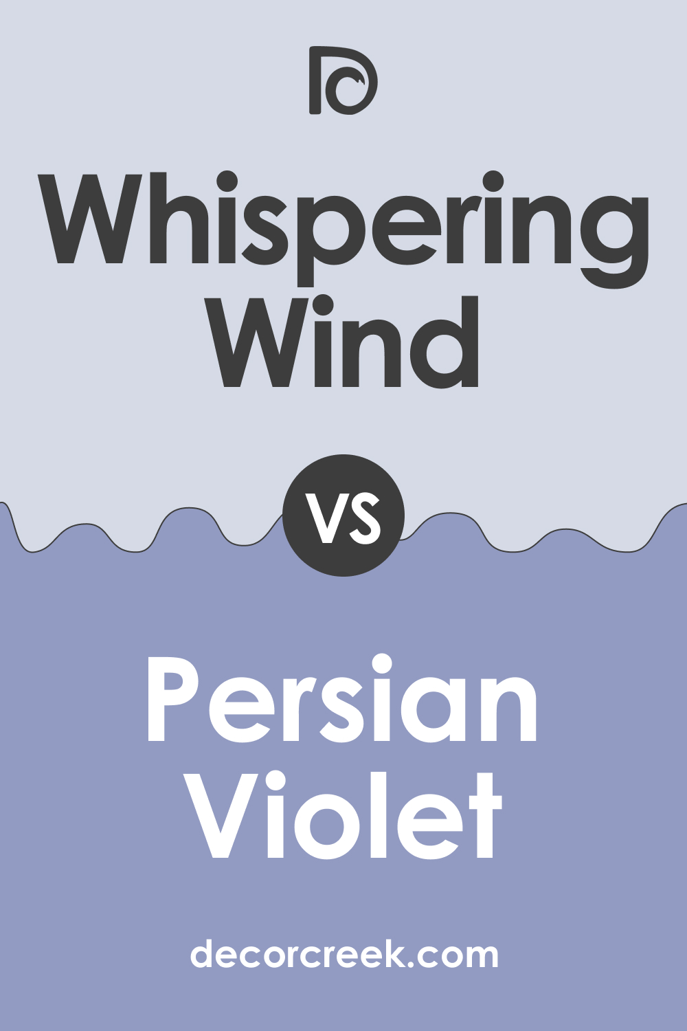 Whispering Wind 1416 vs. BM 1419 Persian Violet