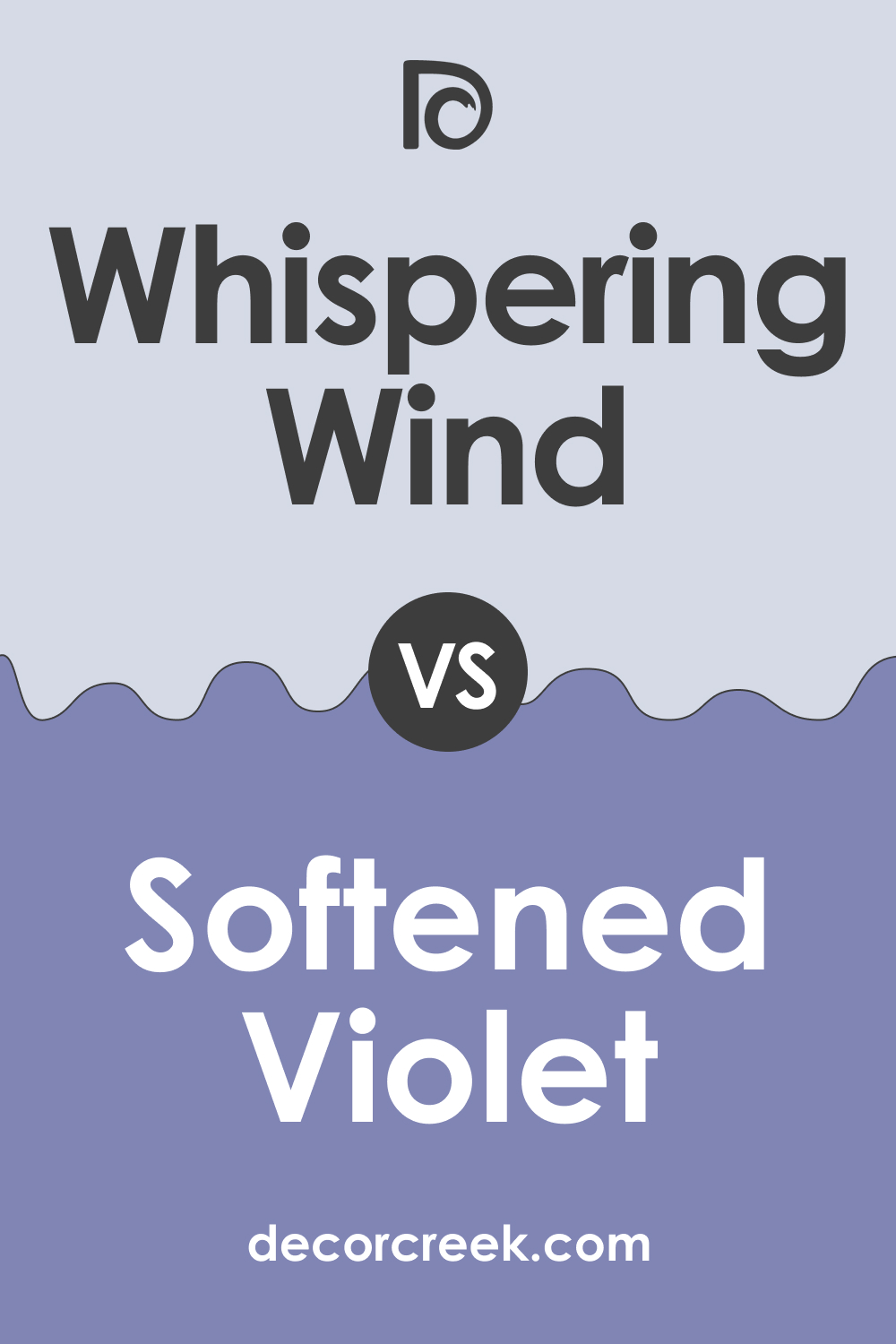 Whispering Wind 1416 vs. BM 1420 Softened Violet