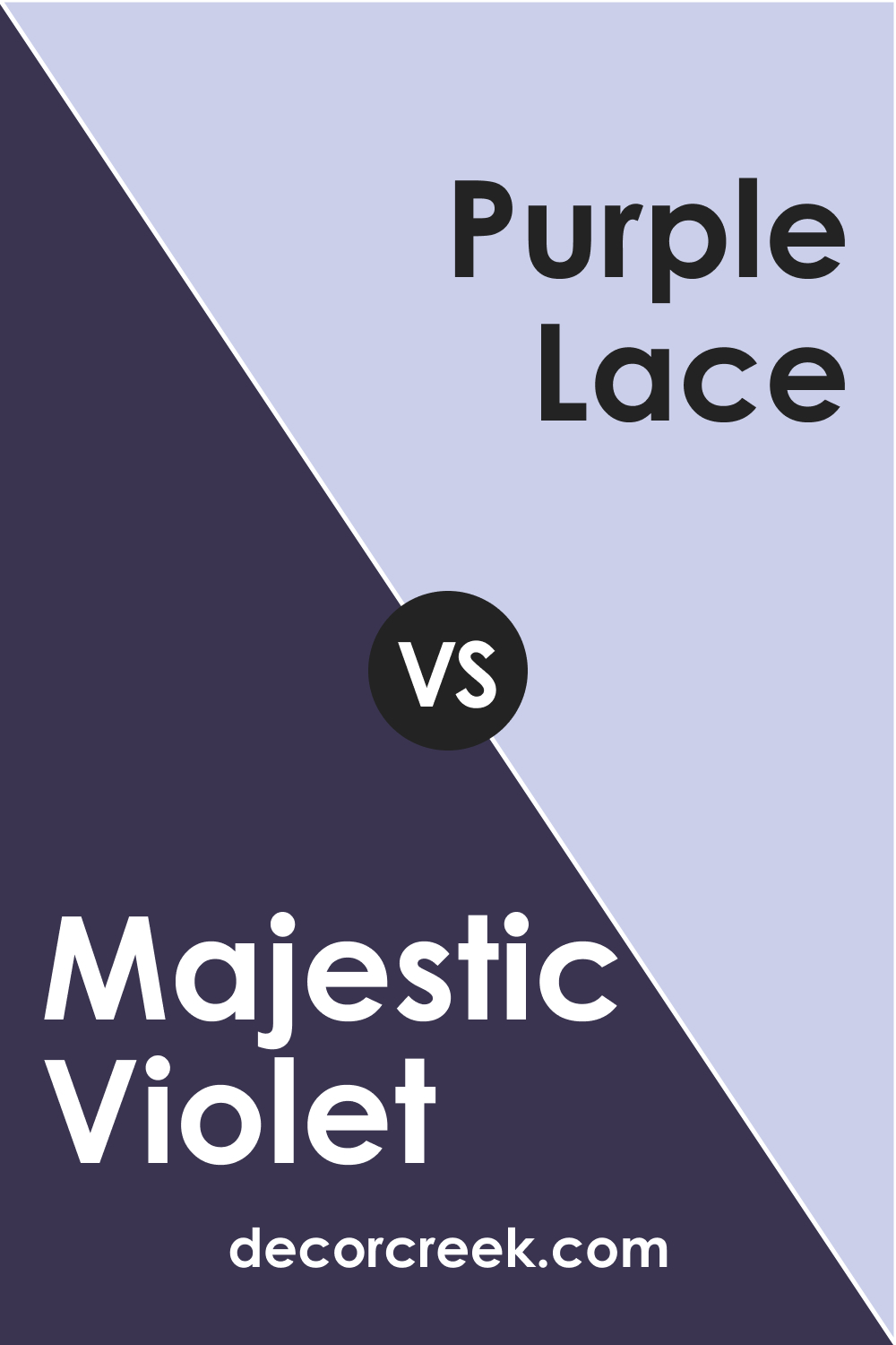 Majestic Violet vs. BM 2068-60 Purple Lace