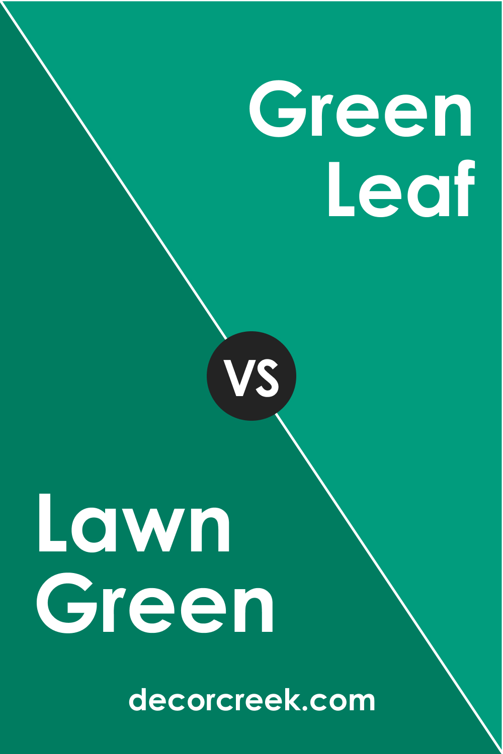 Lawn Green 2045-20 vs. BM 2045-30 Green Leaf