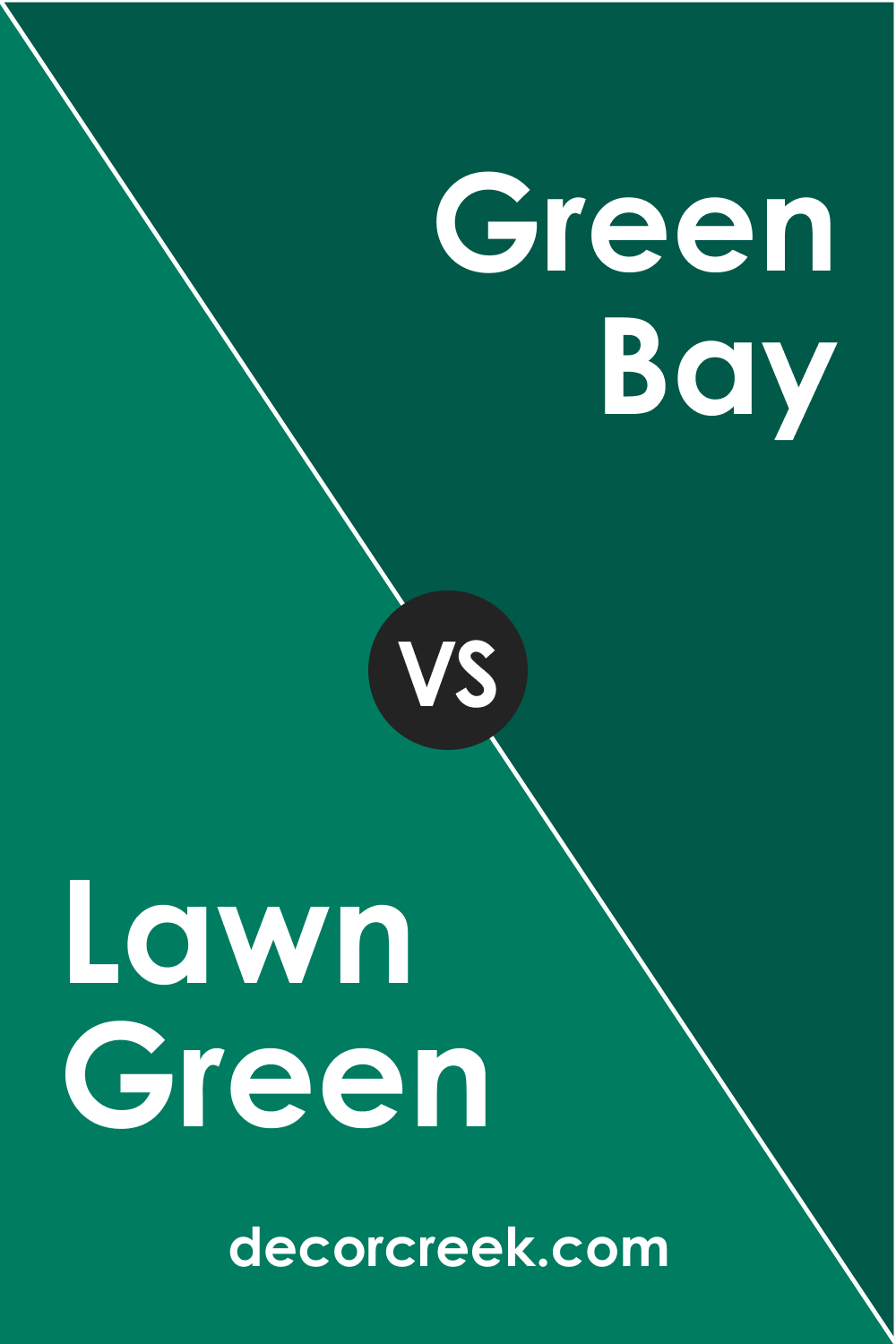 Lawn Green 2045-20 vs. BM 2045-10 Green Bay