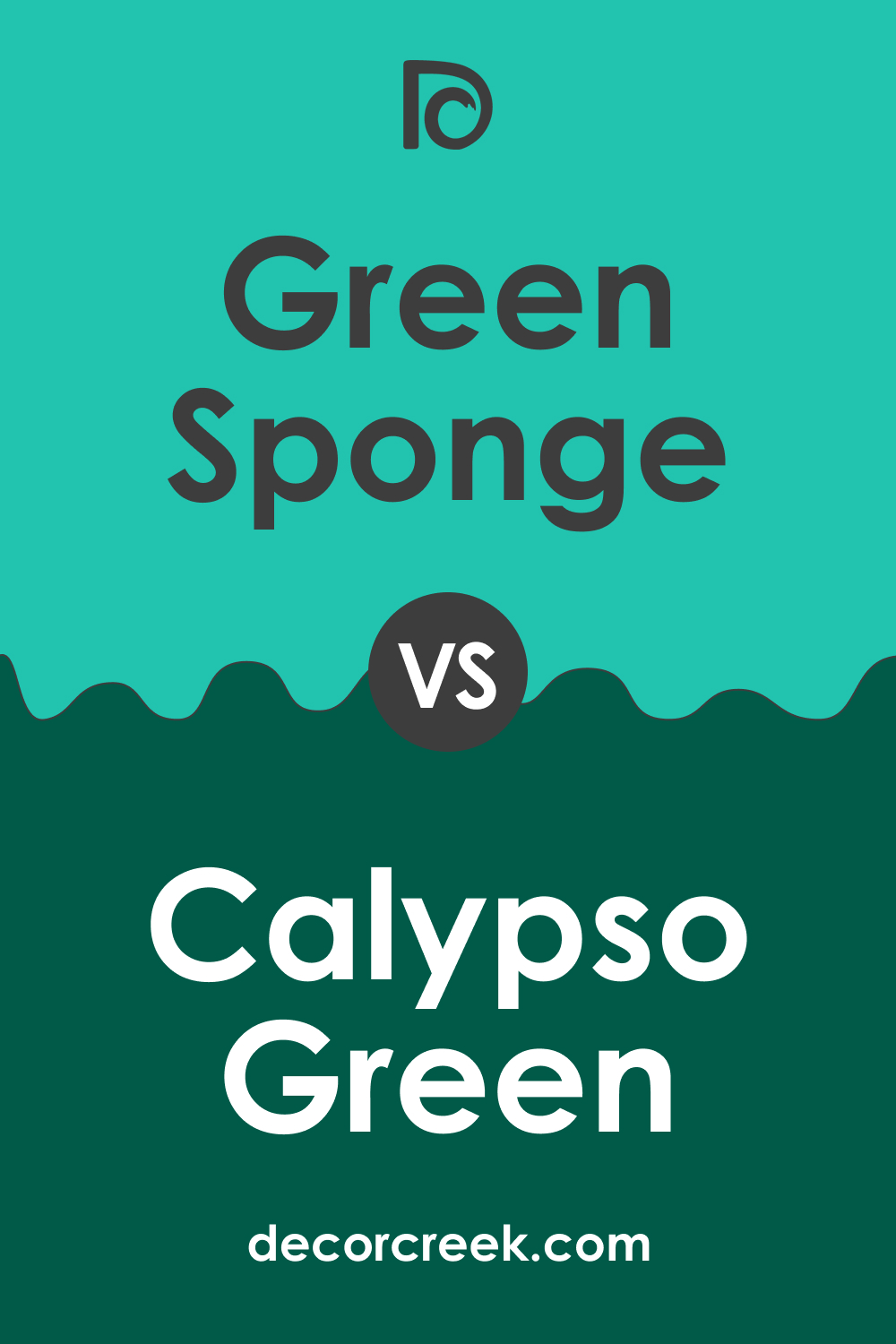 Green Sponge 2046-40 vs. Calypso Green 2046-10