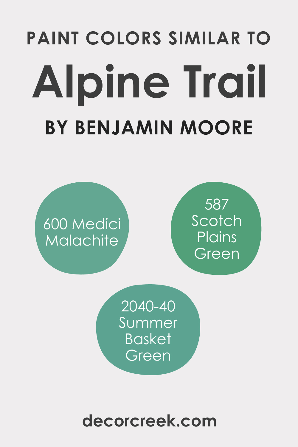 Colors Similar to Alpine Trail 622