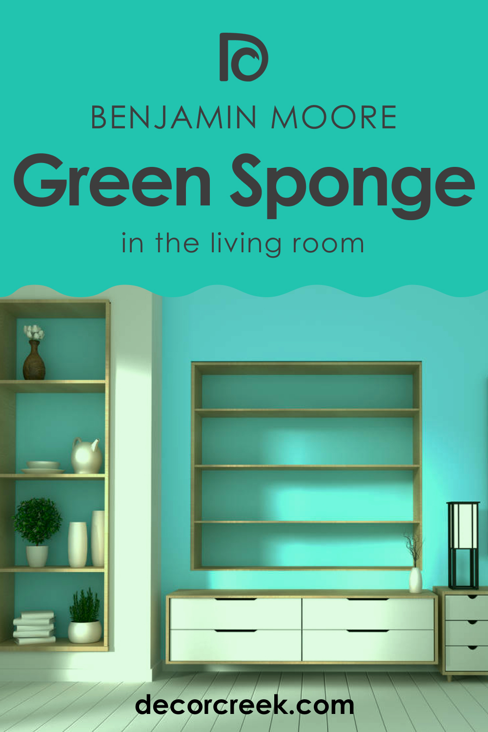 Green Sponge 2046-40 in the Living Room