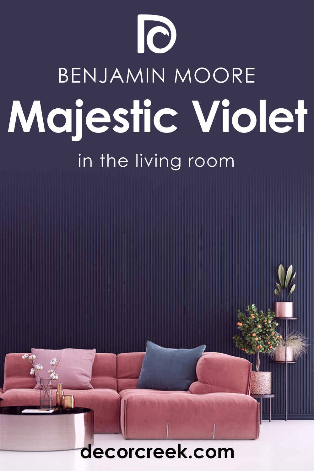 Majestic Violet 2068-10 in the Living Room