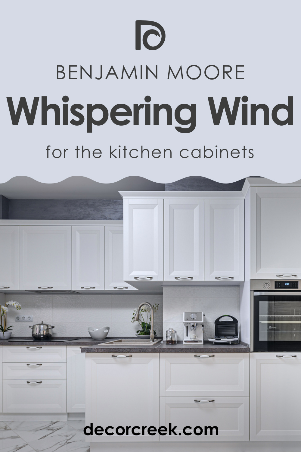 Whispering Wind 1416 on Kitchen Cabinets