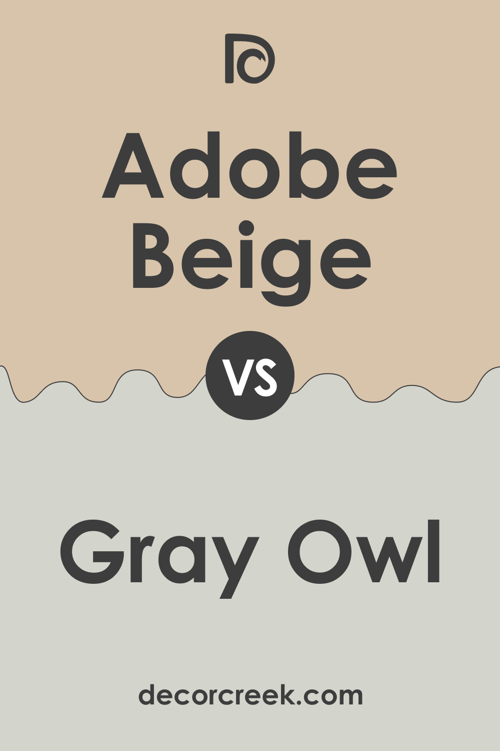 Adobe Beige AC-7 vs. BM 2137-60 Gray Owl