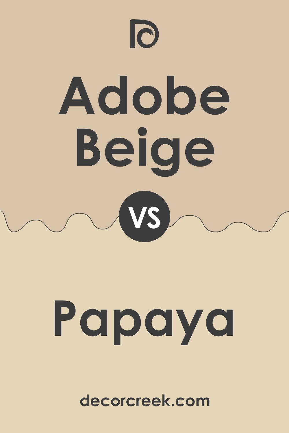 Adobe Beige AC-7 vs. BM 957 Papaya