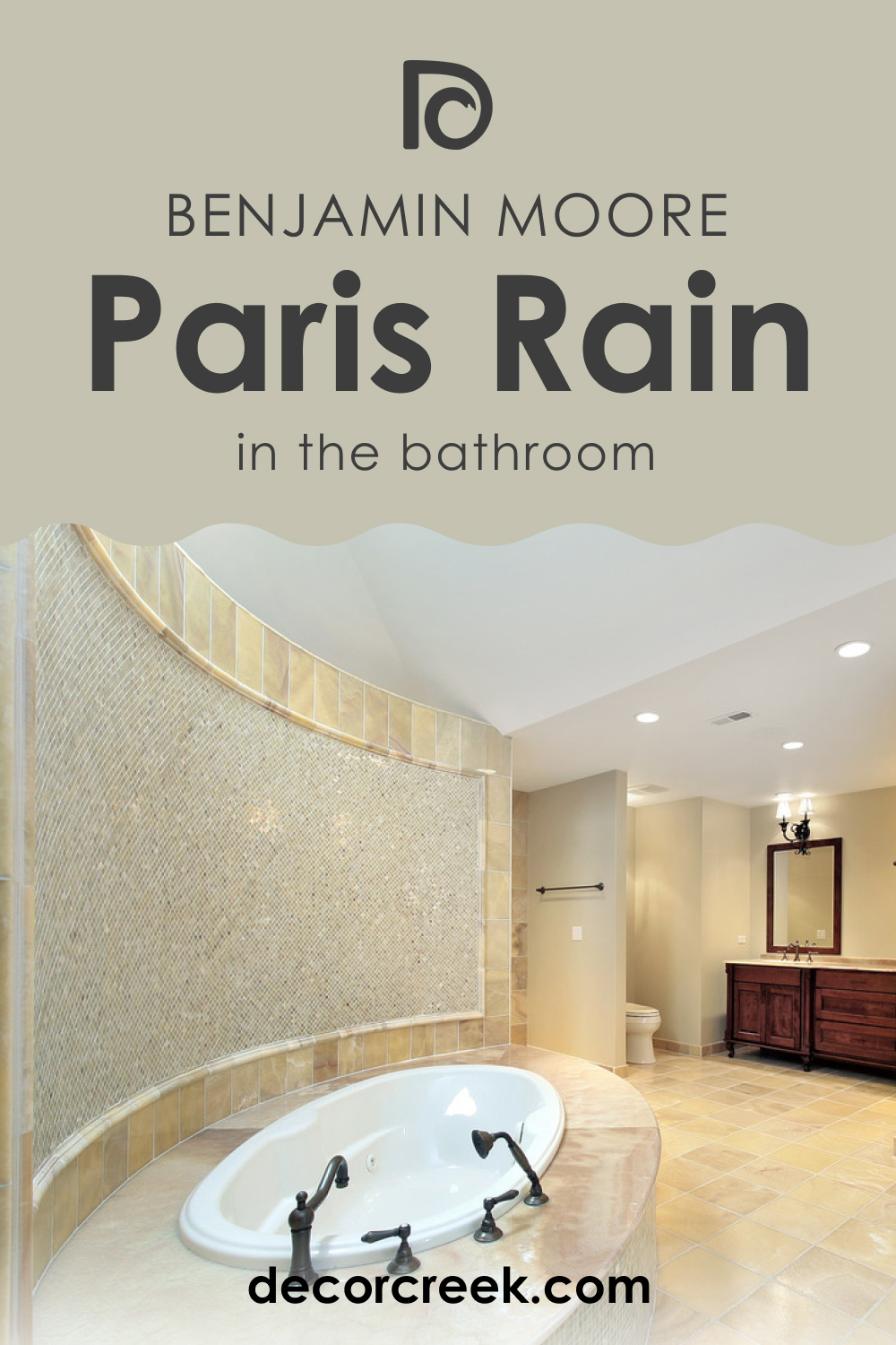 Paris Rain 1501 in the Bathroom