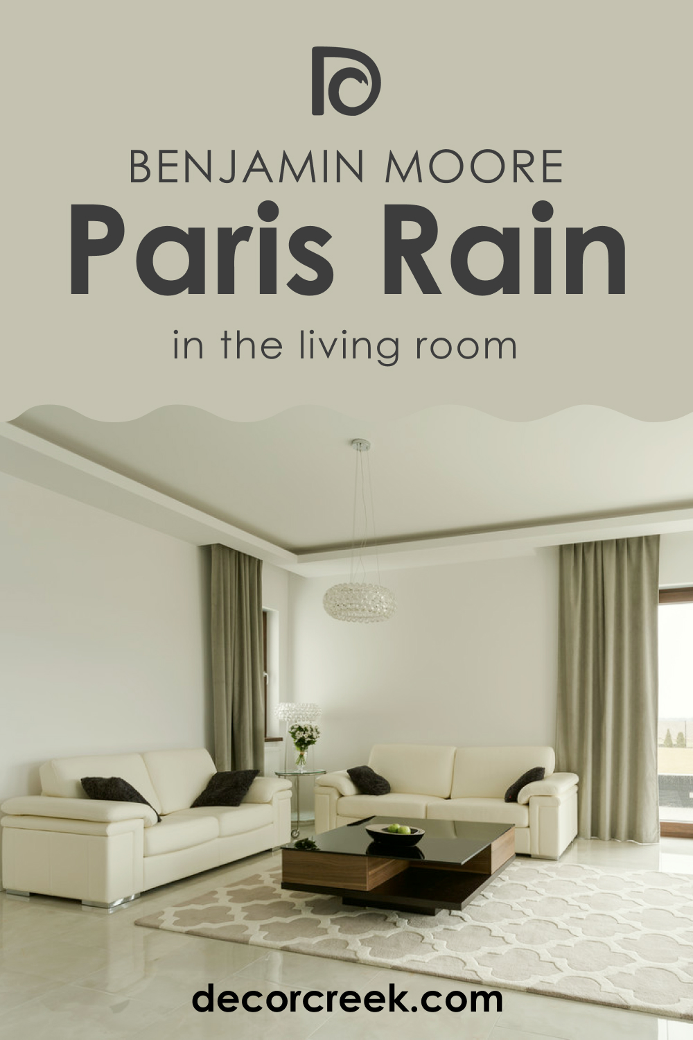 Paris Rain 1501 in the Living Room